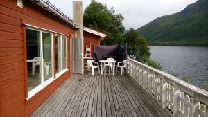 Alojamiento en el lago Langvatnet